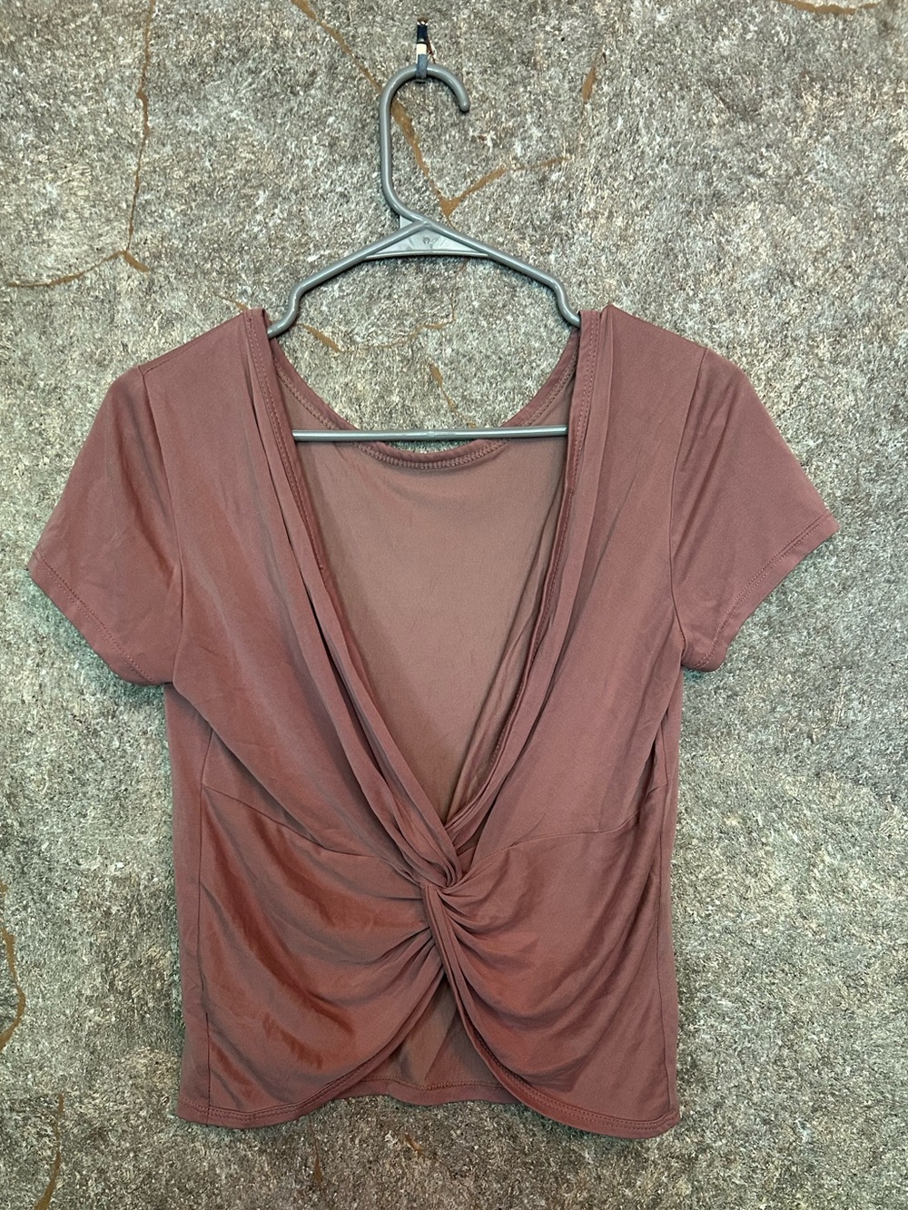 Lulu's Short Sleeve Dusty Rose Tee